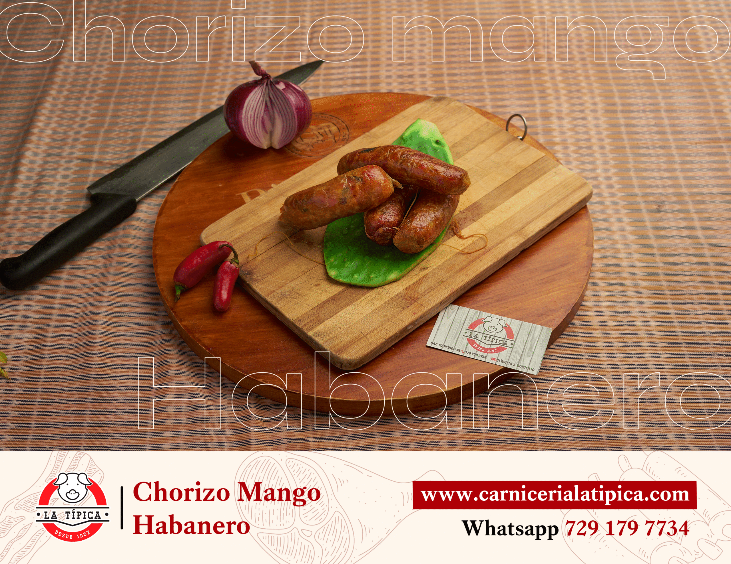 Chorizo mango habanero